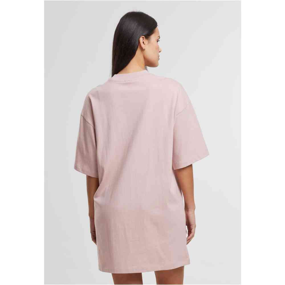Urban Classics - Organic Heavy Oversized Tee Kurzes Kleid - Rosa